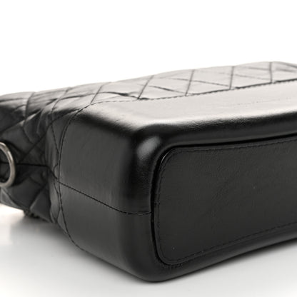 Chanel Aged Calfskin Quilted Medium Gabrielle Hobo Black 8 of 10