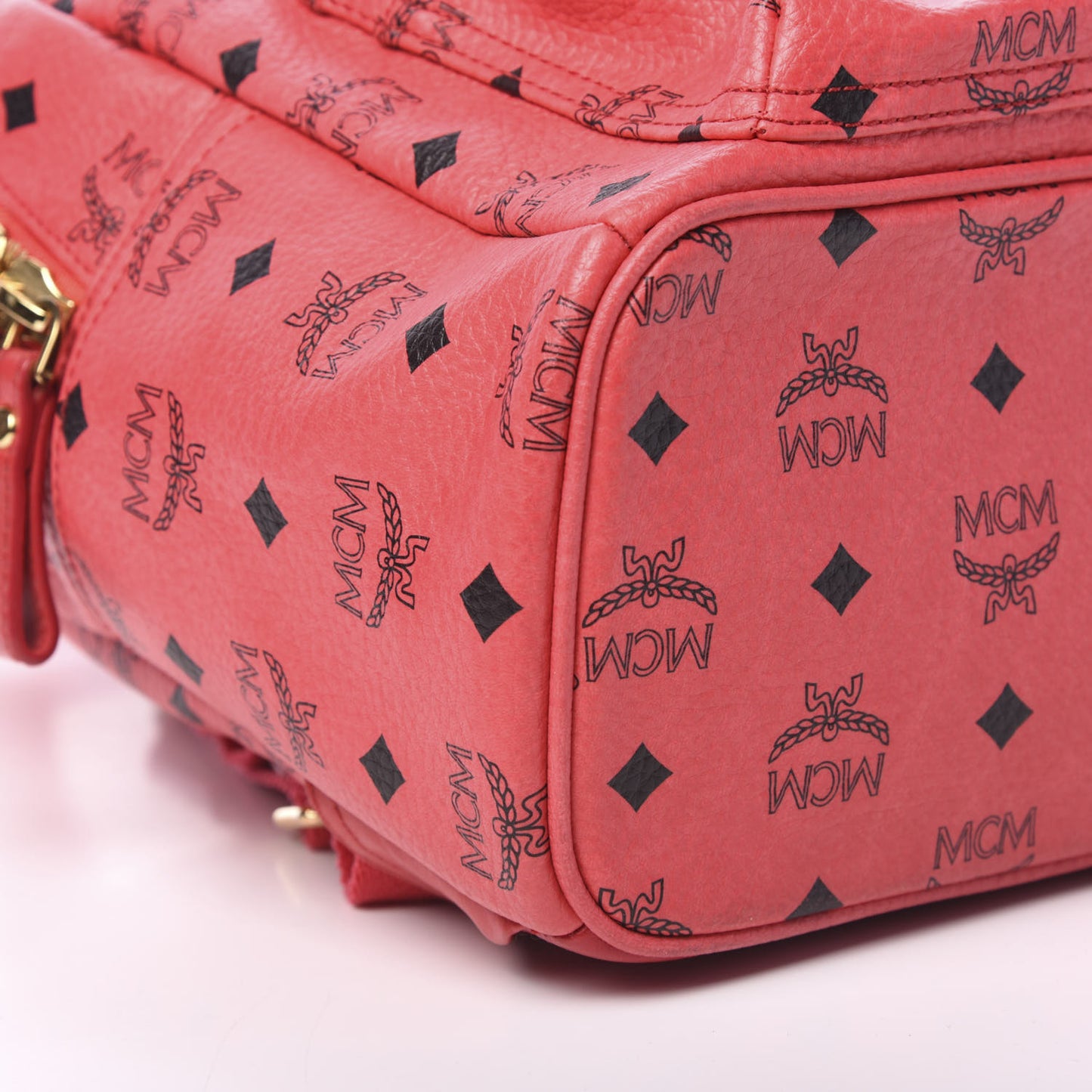 Visetos Small Sprinkle Stud Stark Backpack Corail