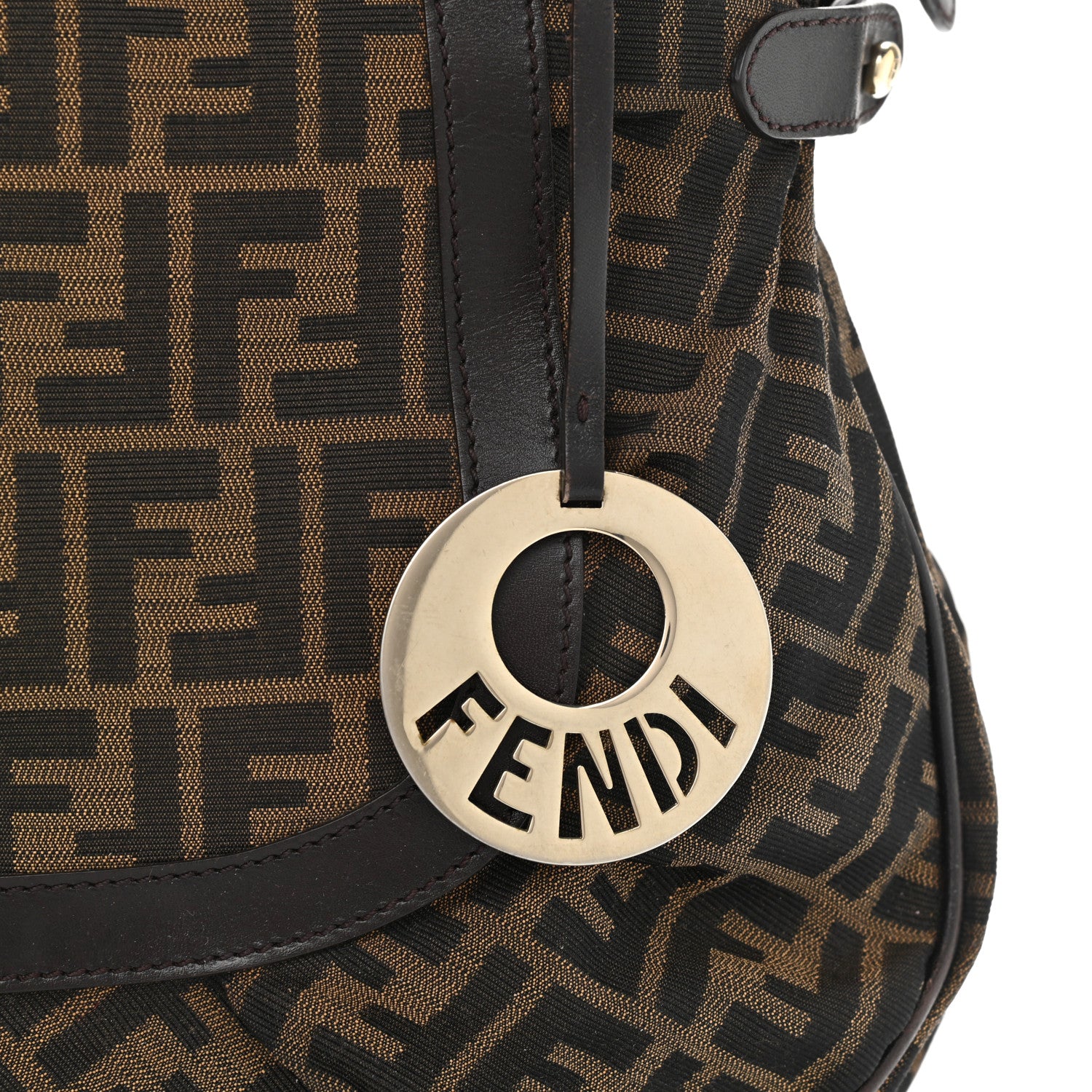 Fendi Zucca Large Chef Shopper Tote Tobacco 8 of 13