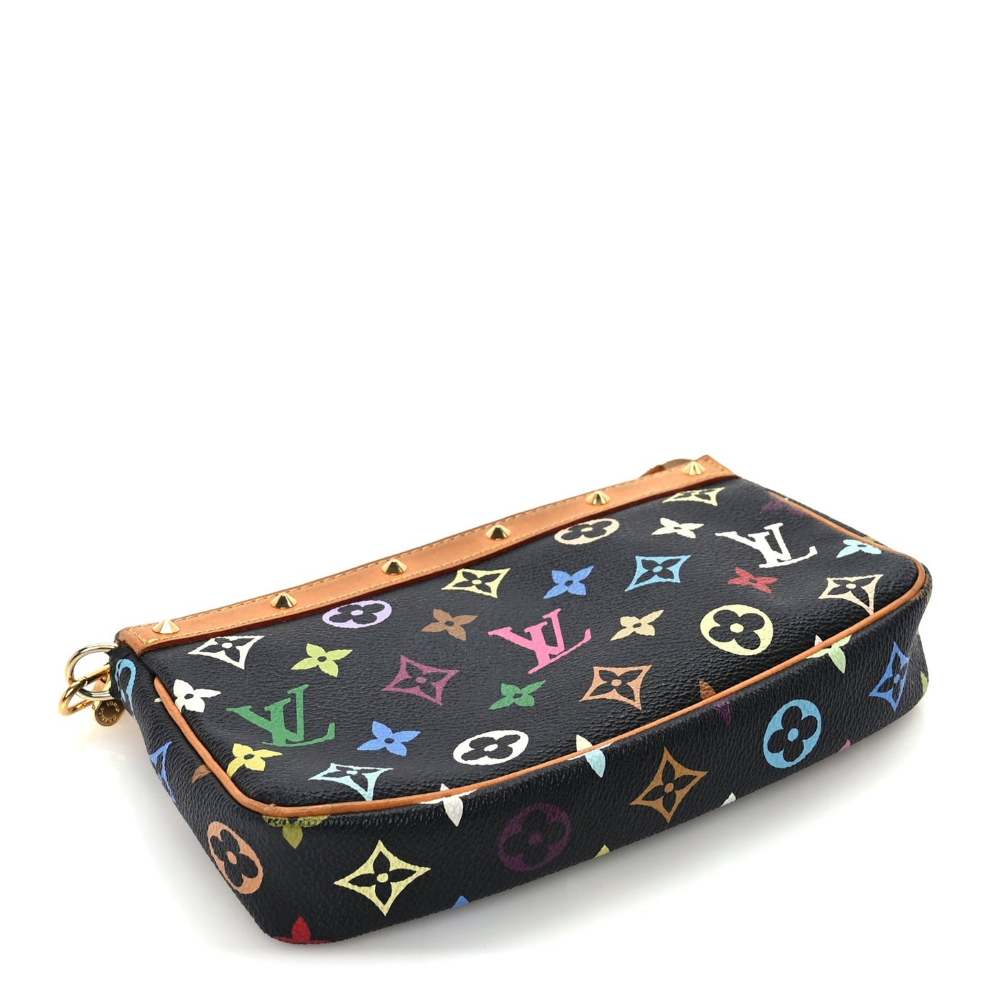 Monogram Multicolor Pochette Accessories  Black