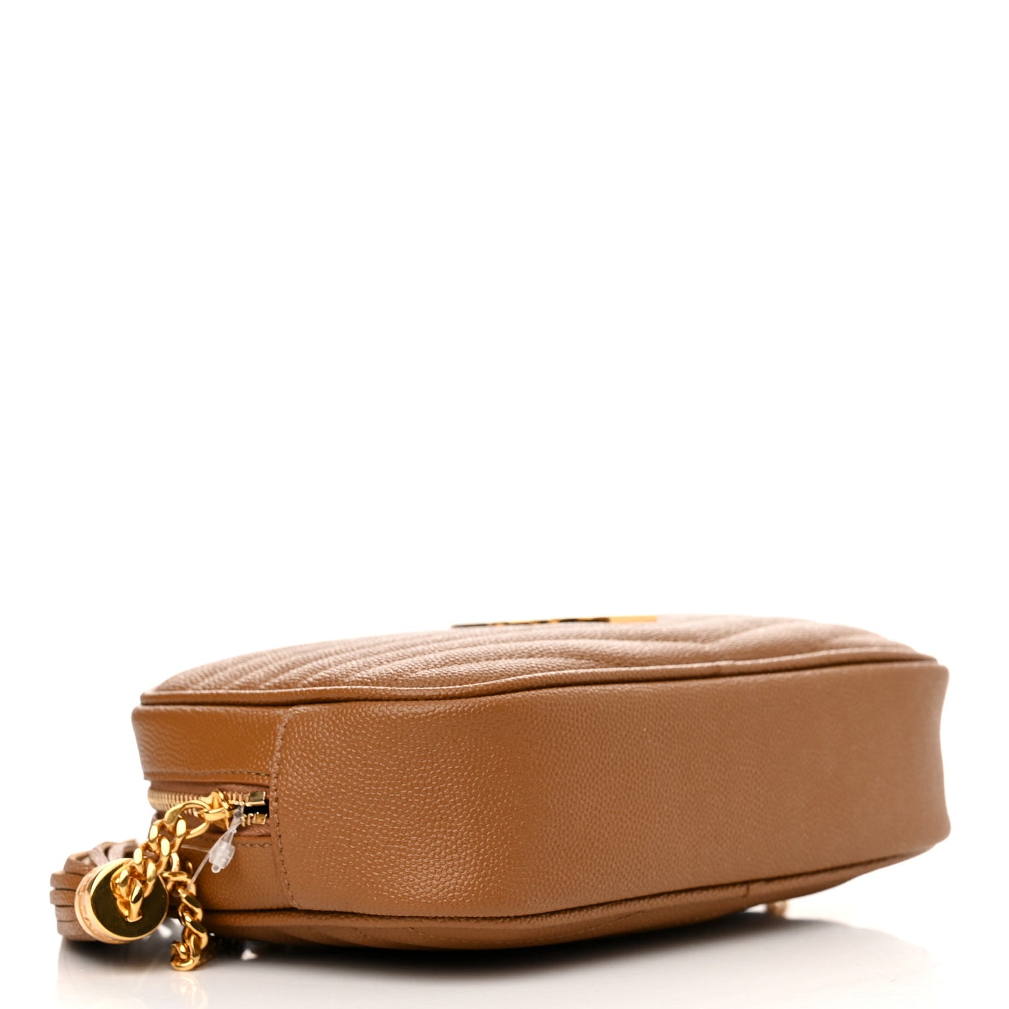 Grain De Poudre Matelasse Monogram Mini Lou Camera Bag Dark Natural