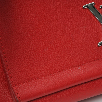 Louis Vuitton Calfskin Lockme II Chain Bag BB Rubis 9 of 11