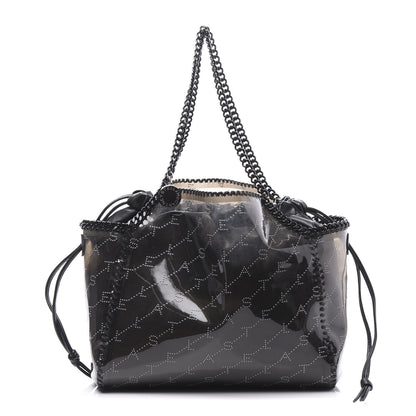Stella McCartney PVC Monogram Falabella Reversible Tote Black 1 of 9