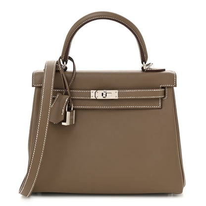 Hermes Swift Kelly Retourne 25 Etoupe 1 of 10