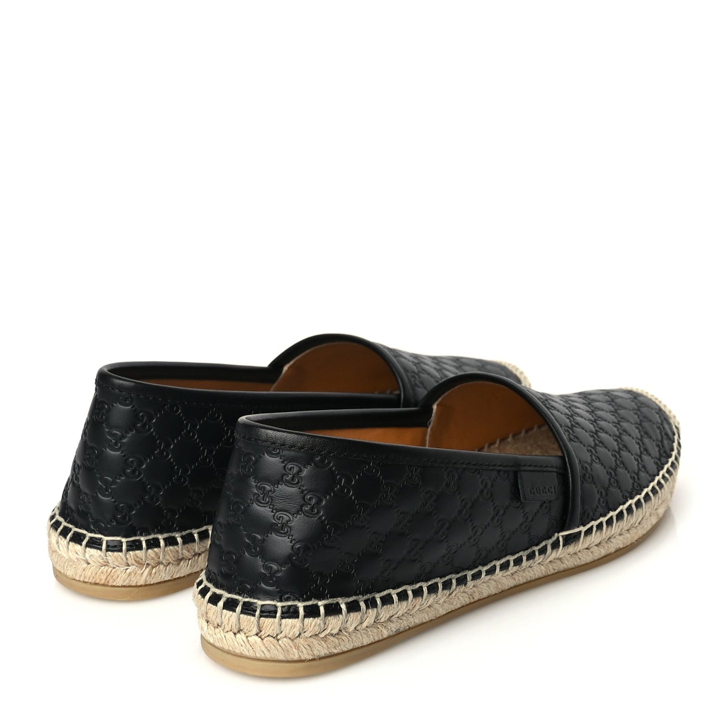 Microguccissima Signature Espadrilles 36 Black