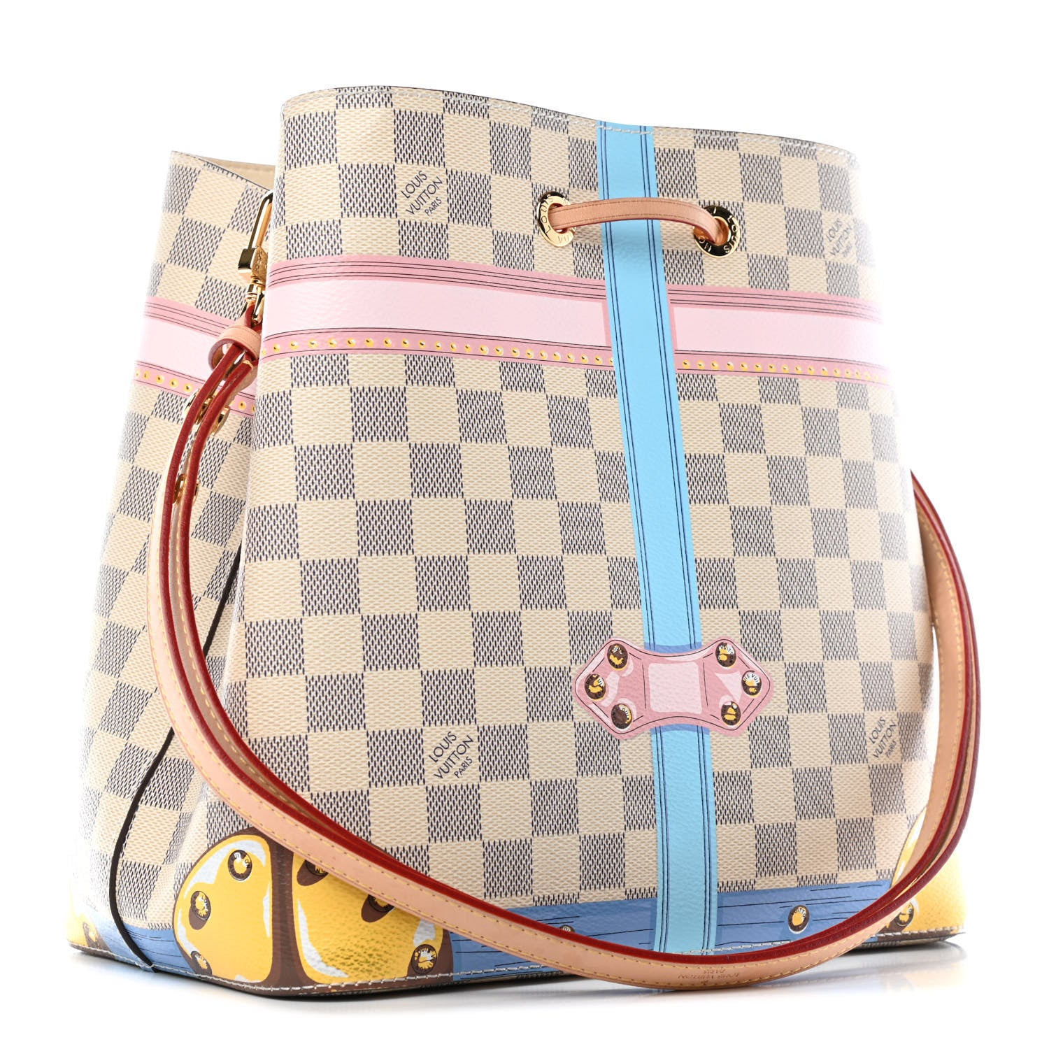 Louis Vuitton Damier Azur Summer Trunks Neonoe 2 of 7