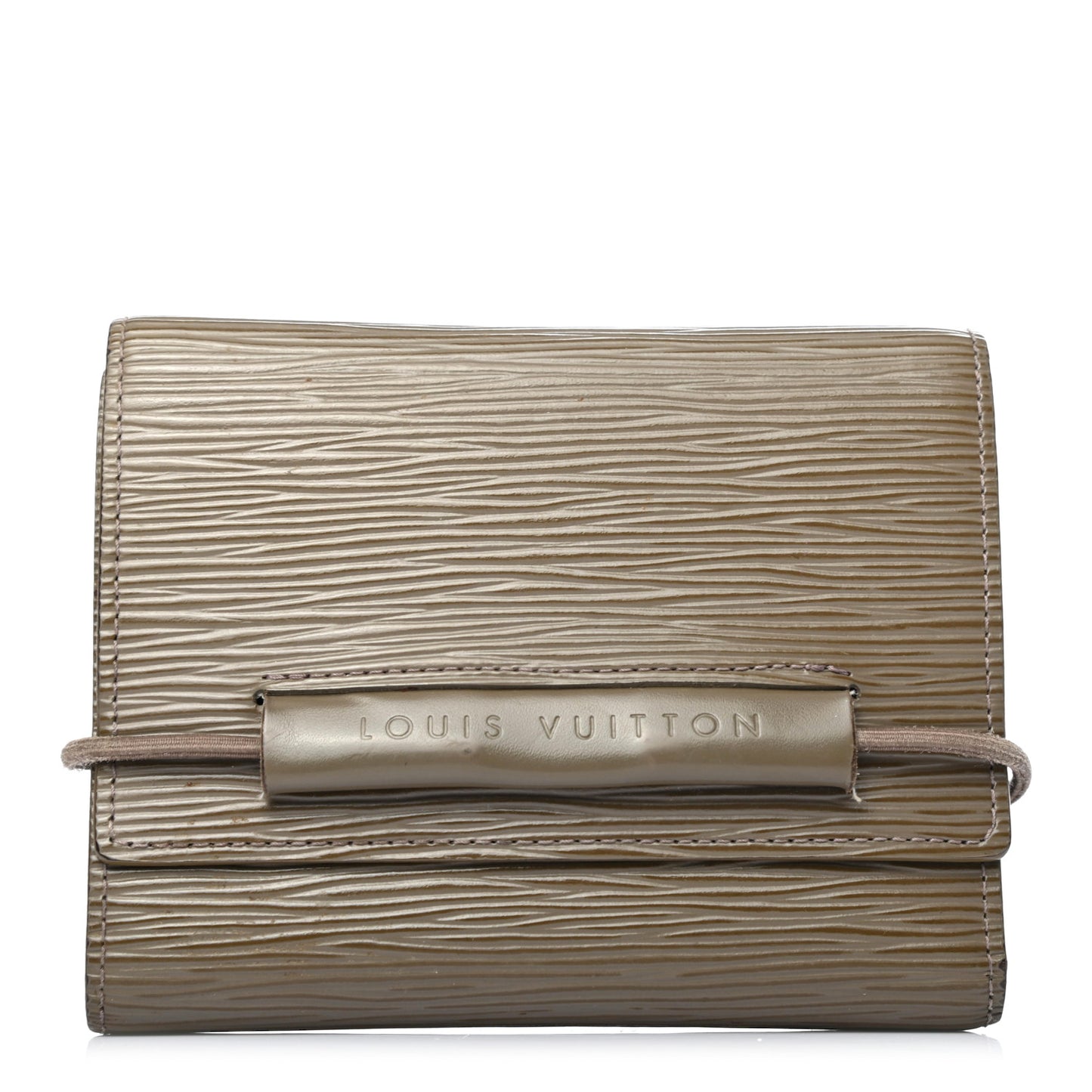 Epi Porte-Monnaie Elastique Wallet Pepper
