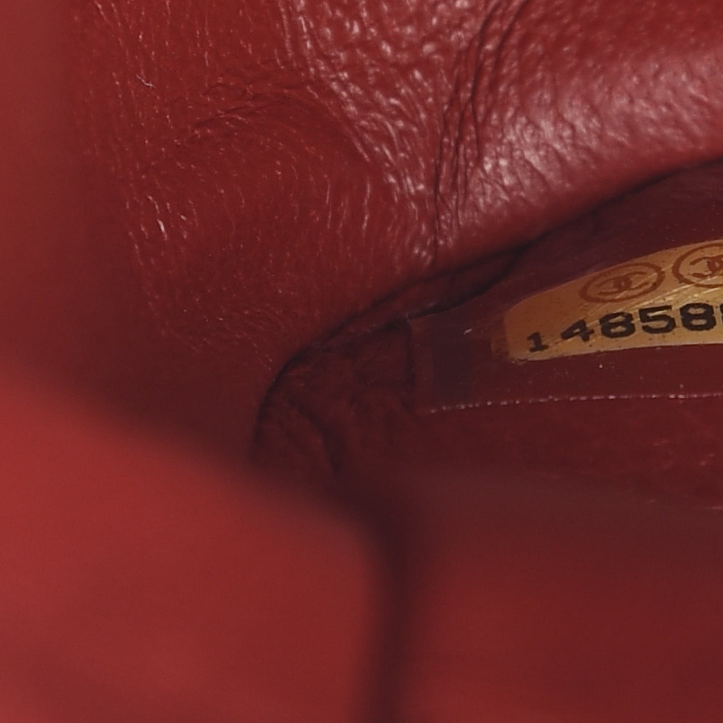 Caviar Quilted Medium Double Flap Red