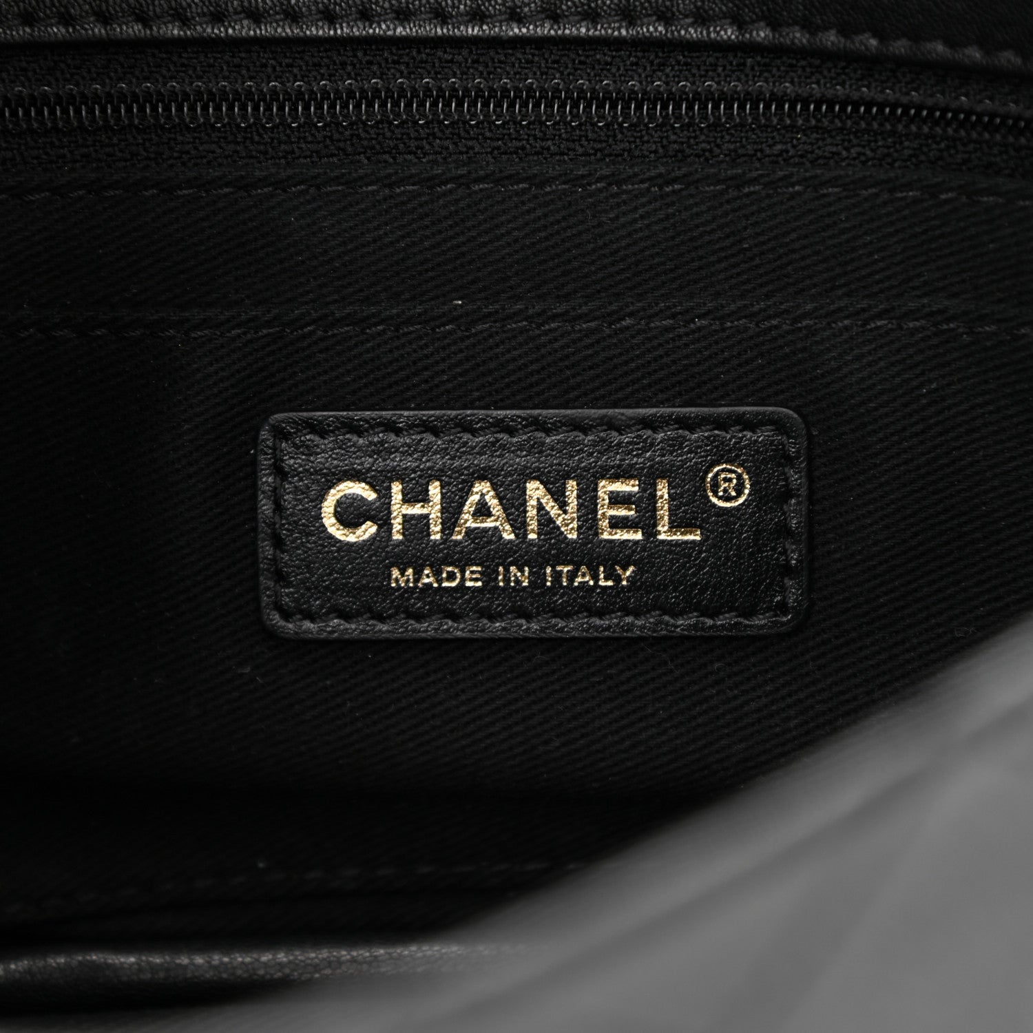 Chanel Goatskin Stitched Casual Trip Single Flap Black 11 of 19