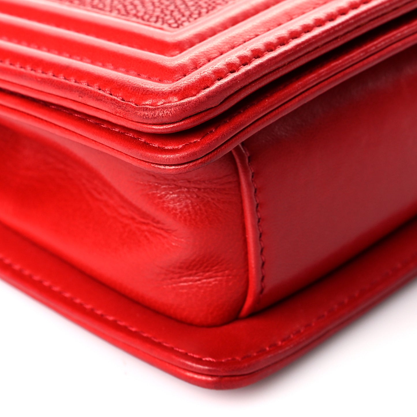 Galuchat Stingray Small Boy Flap Red