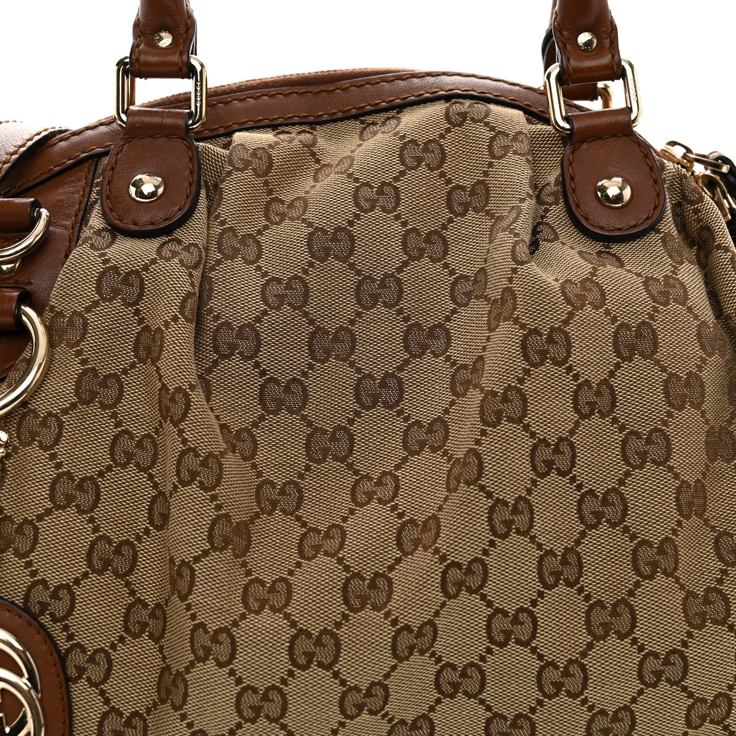 Monogram Medium Sukey Boston Brown