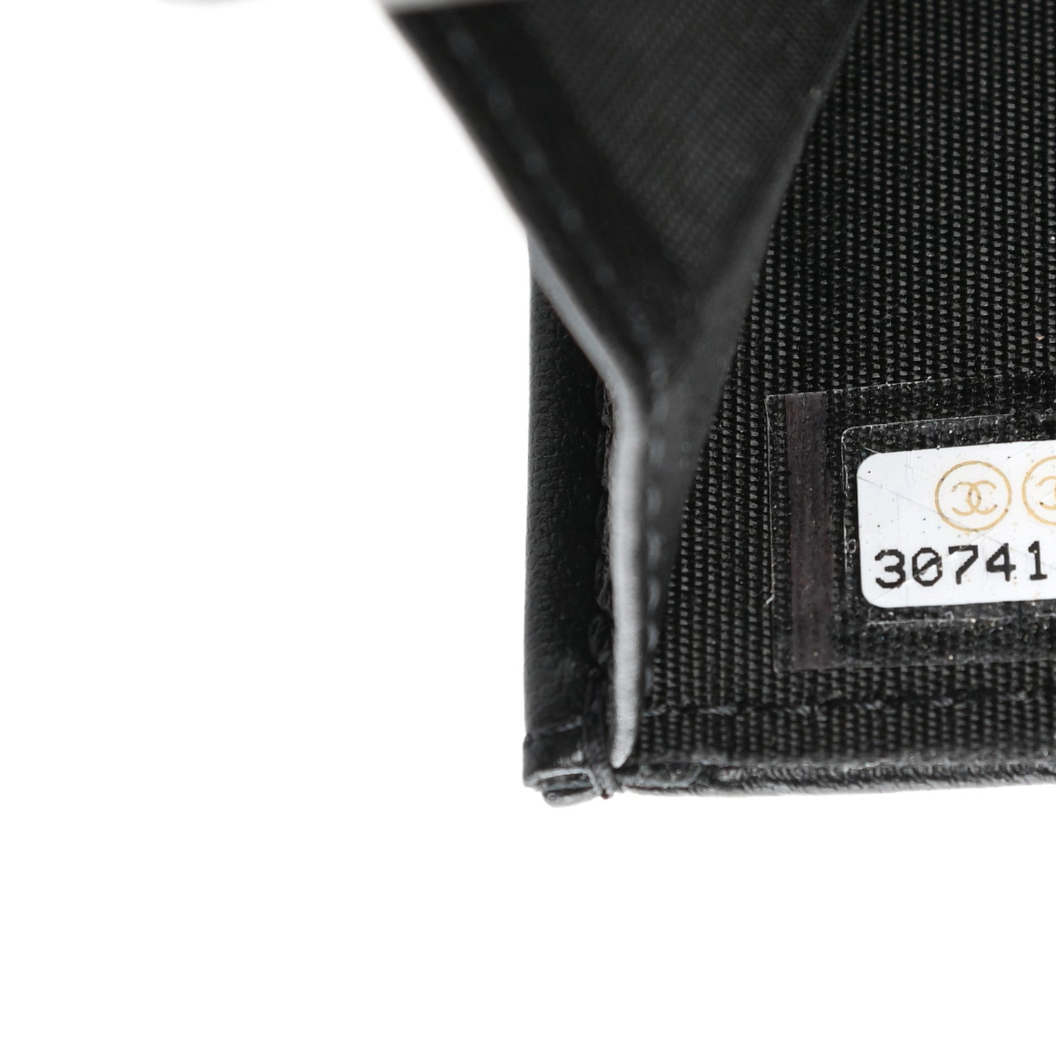 Chanel Lambskin Quilted Card Holder with Chain Black 8 of 12