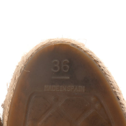 Chanel Calfskin CC Espadrilles Black 7 of 9