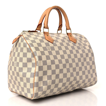 Louis Vuitton Damier Azur Speedy 30 3 of 9
