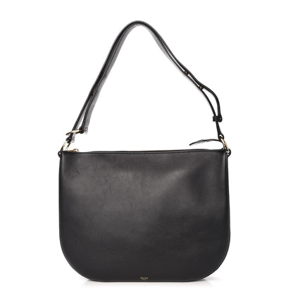 Celine Smooth Calfskin Medium Saddle Bag Black 1 of 7