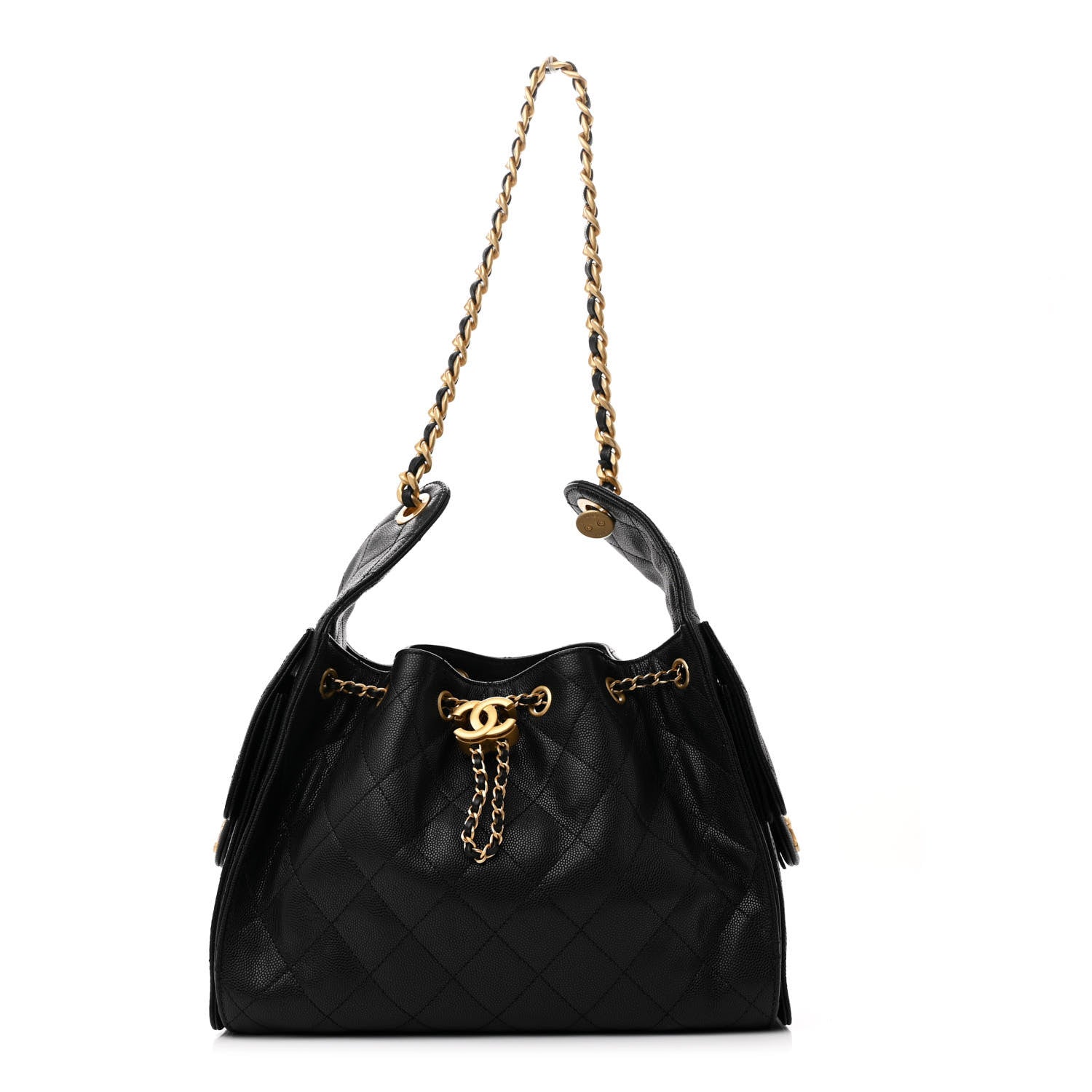 Chanel Caviar Quilted Small Chanel 25 Handbag Black 1 of 11