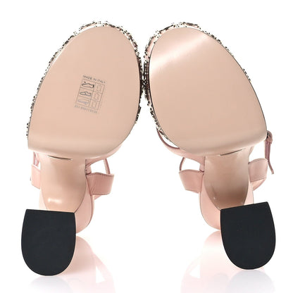 Gucci Malaga Kid Interlocking G Studs 155mm Platform Sandals 35 Perfect Pink 6 of 7