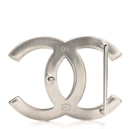 Chanel Calfskin CC Reversible Belt 80 32 Black Burgundy 3 of 5