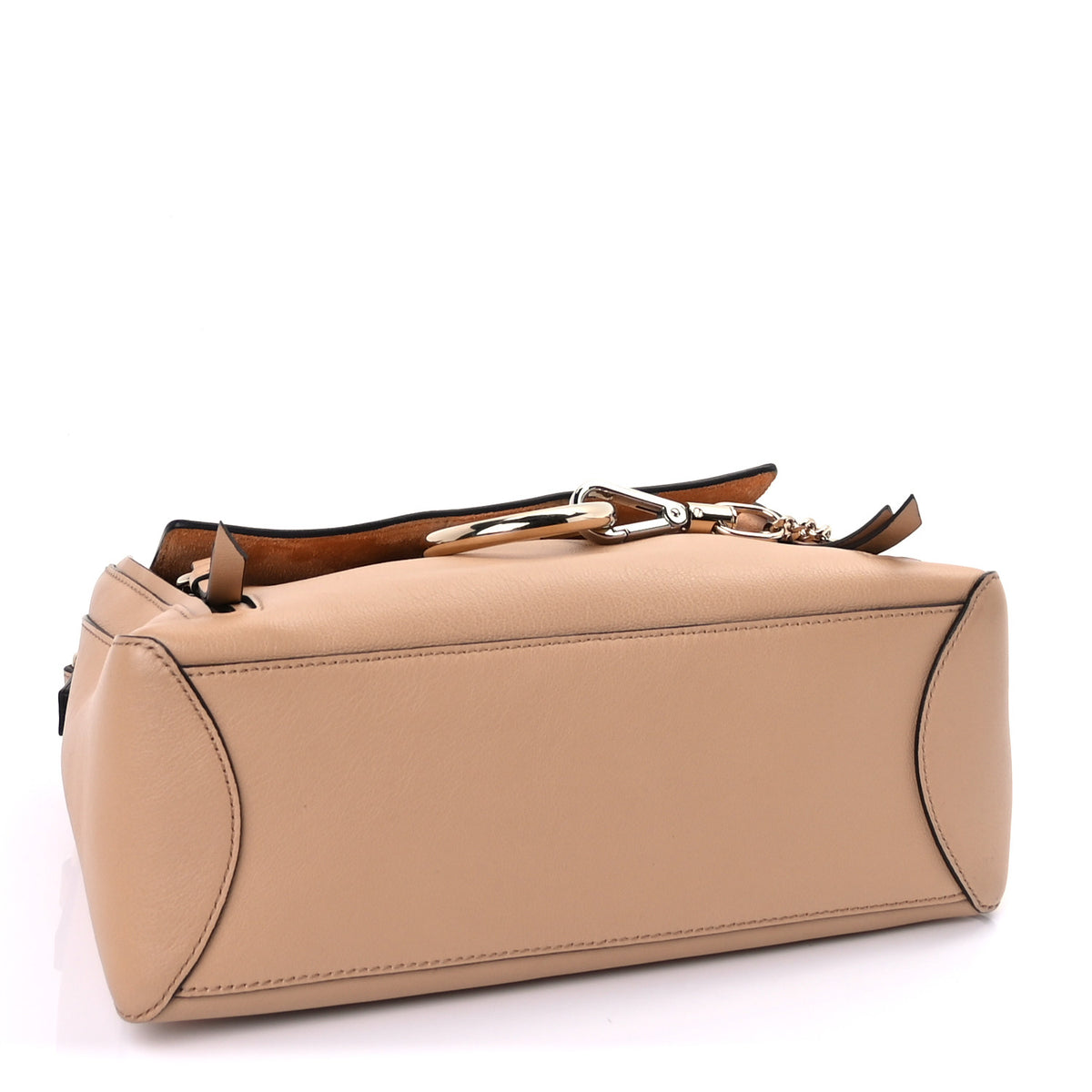 Calfskin Medium Faye Day Shoulder Bag Blush Nude