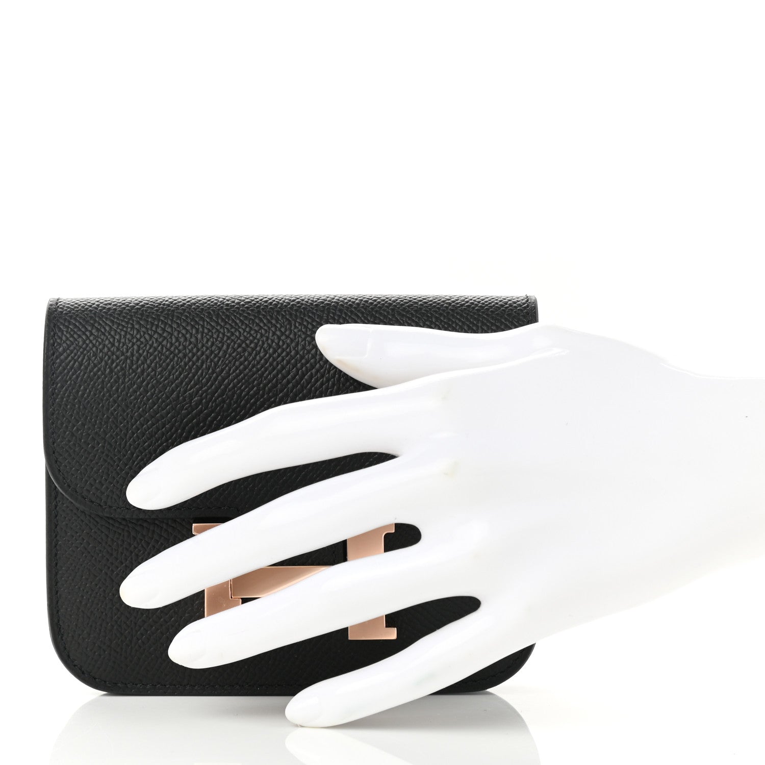 Hermes Epsom Constance Slim Wallet Black 3 of 10