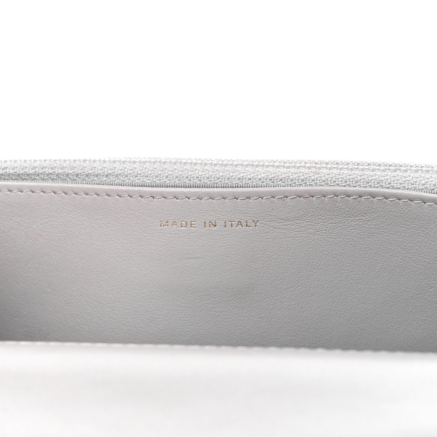 Chanel Lambskin Quilted Chanel 19 Wallet On Chain WOC Grey 6 of 14