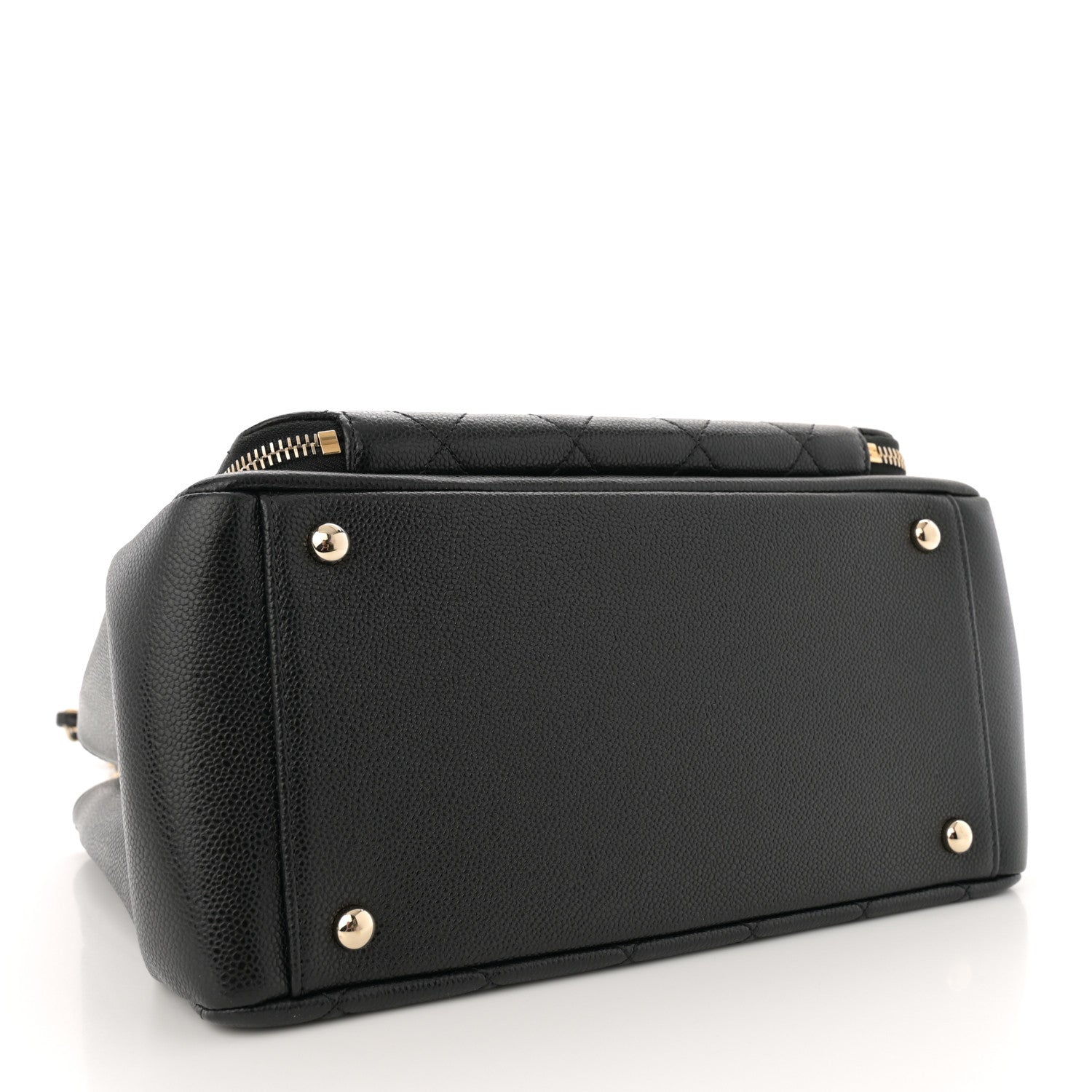 Chanel Caviar Quilted Small Business Affinity Shopping Bag Black 4 of 12