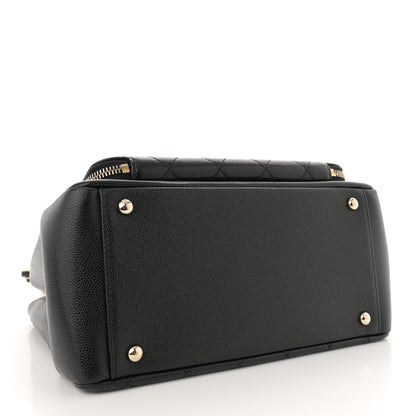 Chanel Caviar Quilted Small Business Affinity Shopping Bag Black 4 of 12