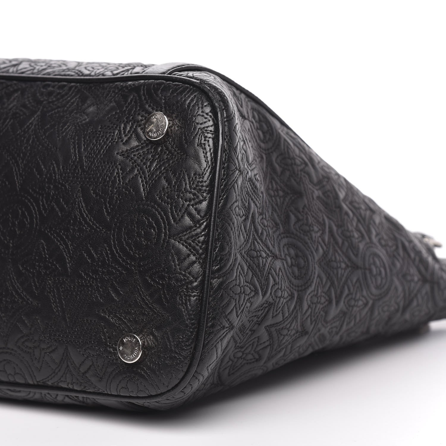 Louis Vuitton Monogram Lambskin Antheia Ixia MM Black 9 of 14