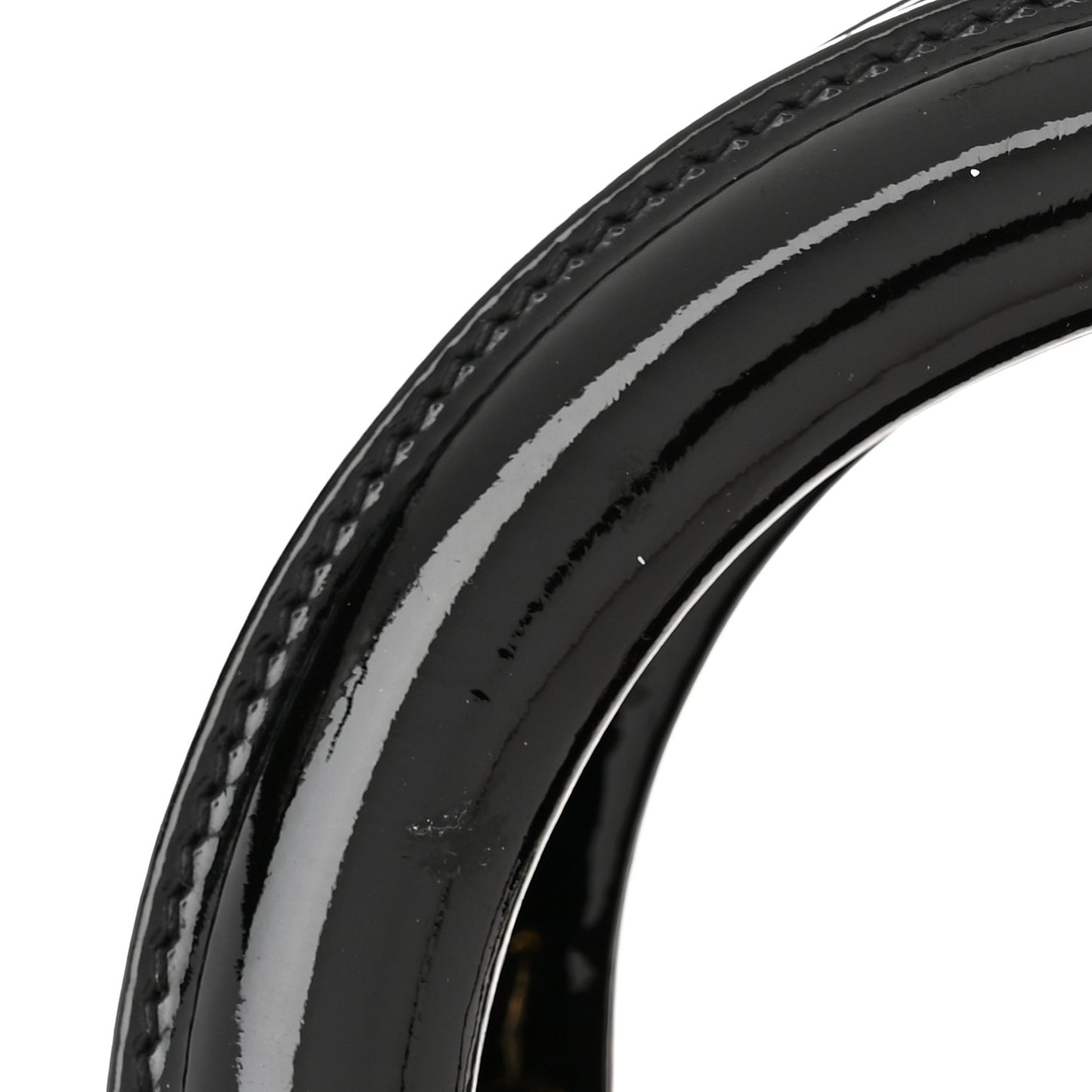 Patent Cannage Large Lady Dior Black