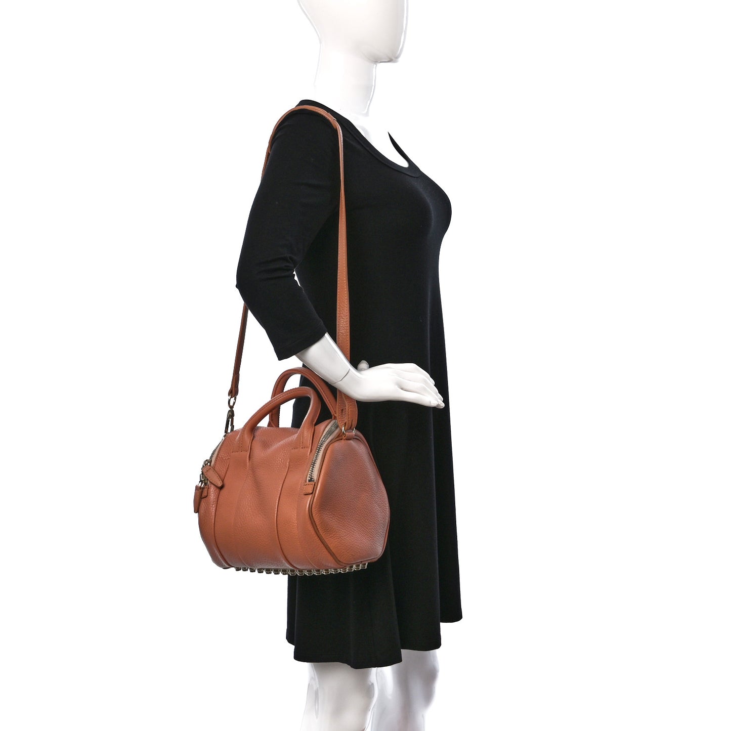 Pebbled Lambskin Mini Rockie Blush Gold Hardware