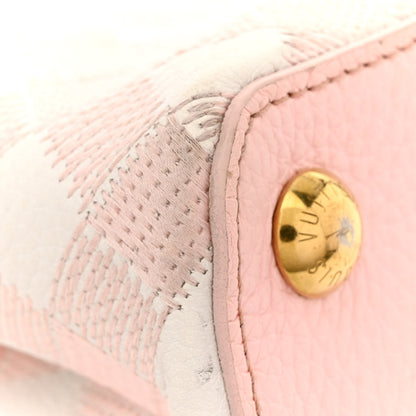 Louis Vuitton Taurillon Embroidered Vichy Capucines BB Light Pink 12 of 16