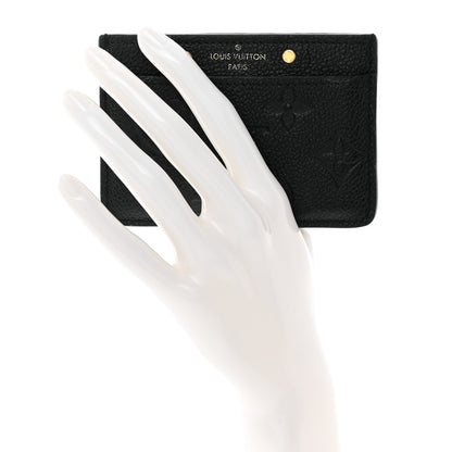Louis Vuitton Empreinte Card Holder Black 2 of 8