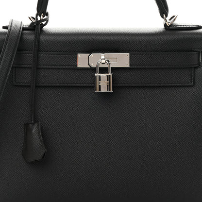 Hermes Epsom Kelly Sellier 28 Black 8 of 12