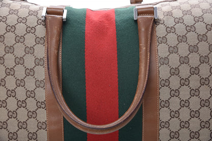 Gucci Monogram Web Duffle Bag 15 of 21
