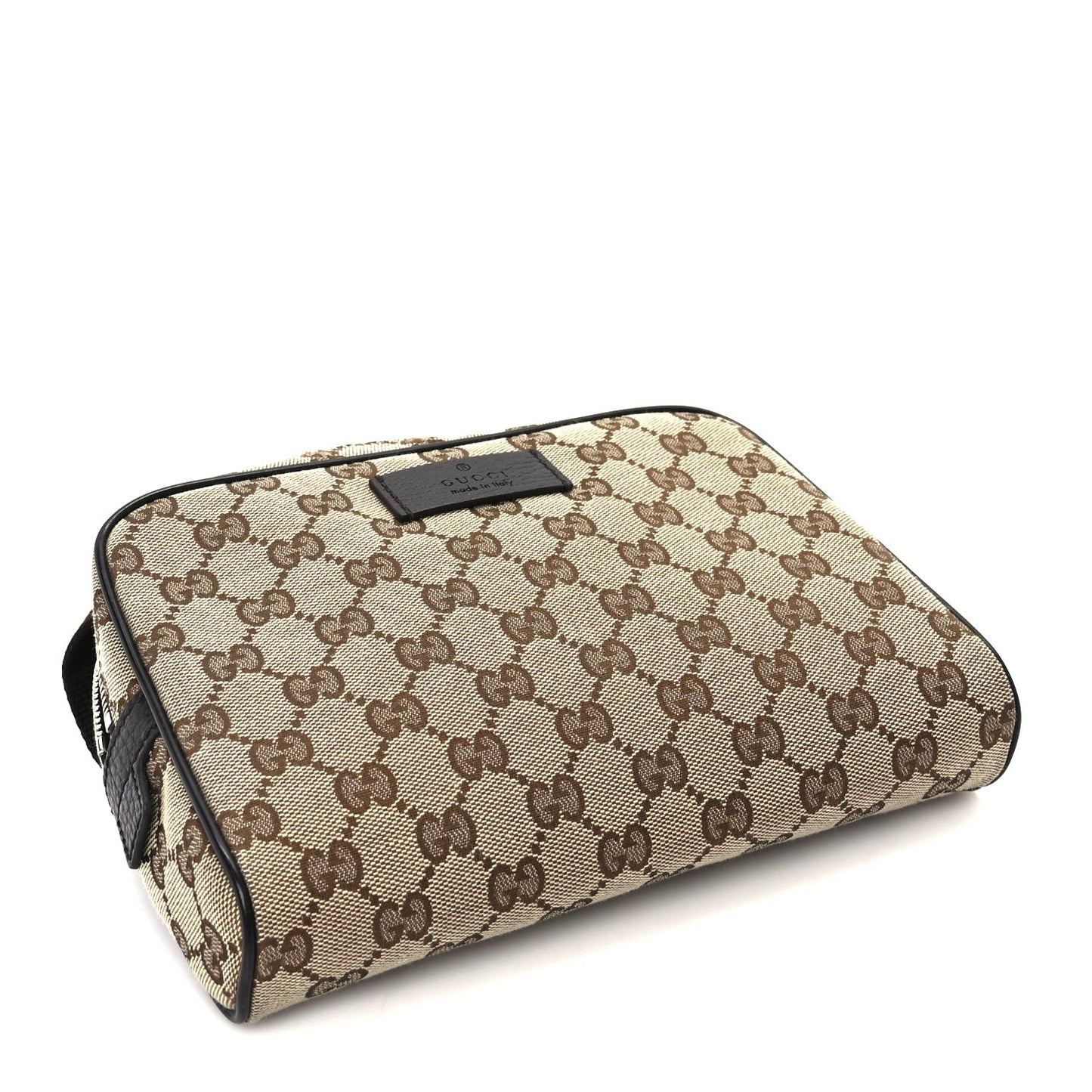 Monogram Dollar Calfskin Belt Bag Beige Ebony Testa di Moro Marrone Scuro