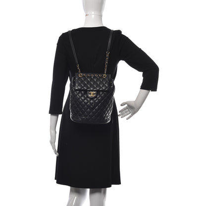 Chanel Lambskin Quilted Small Urban Spirit Backpack Black 2 of 11