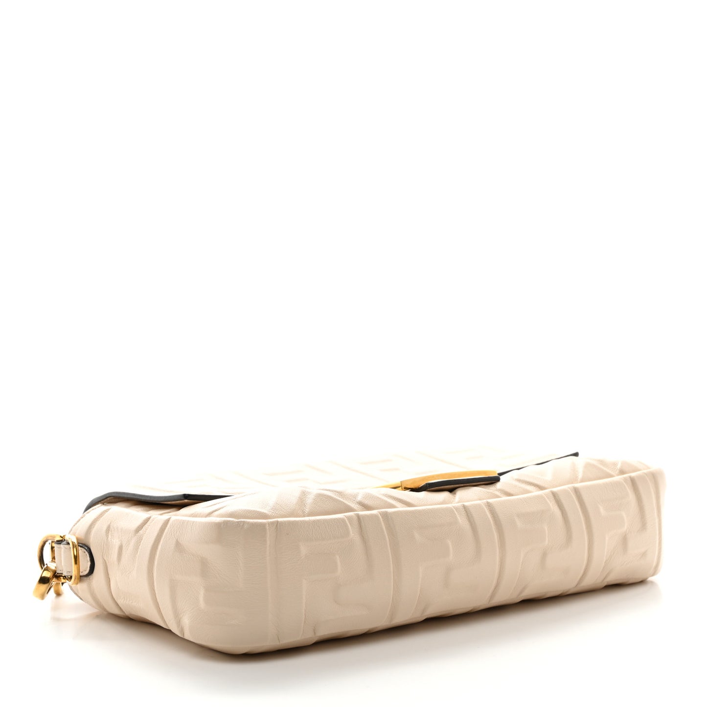 Nappa FF 1974 Embossed Baguette Camelia