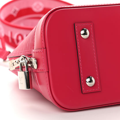 Louis Vuitton Epi Jacquard Alma BB Rose Pondicherry 7 of 9