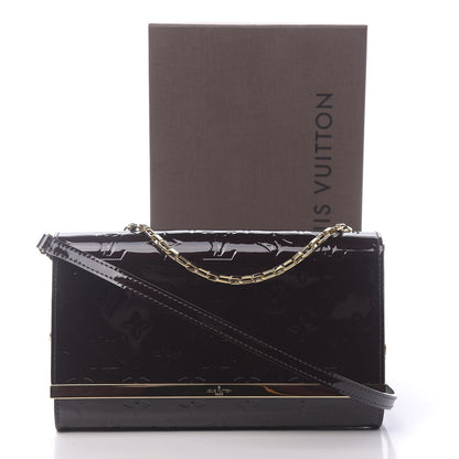 Louis Vuitton Vernis Ana Clutch Amarante 10 of 10