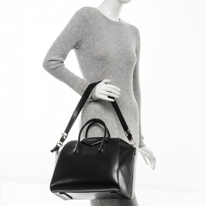 Givenchy Shiny Lord Calfskin Medium Antigona Black 2 of 7