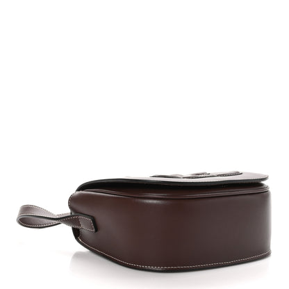 Celine Smooth Calfskin Cuir Triomphe Folco Crossbody Bag Chestnut 4 of 10