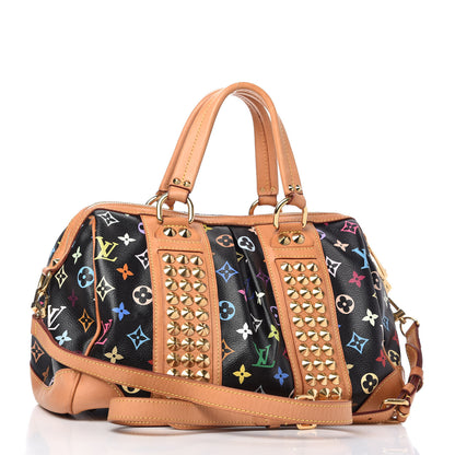 Louis Vuitton Monogram Multicolor Courtney MM Black 3 of 10