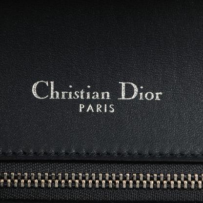 Christian Dior Metallic Patent Micro-Cannage Medium Diorama Flap Bag Silver 6 of 8