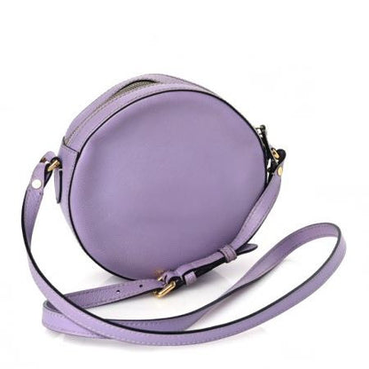 Versace Calfskin La Medusa Round Camera Bag Lilac 4 of 12