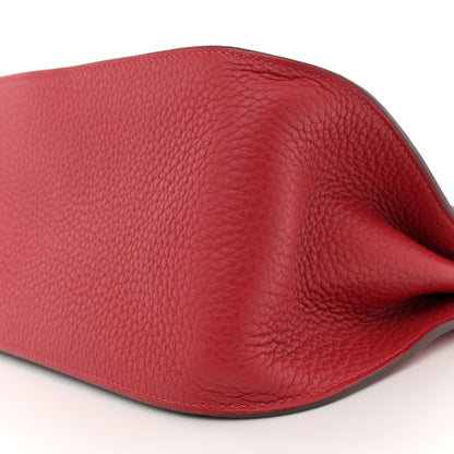 Hermes Taurillon Clemence Jypsiere 28 Rouge Casaque 10 of 15