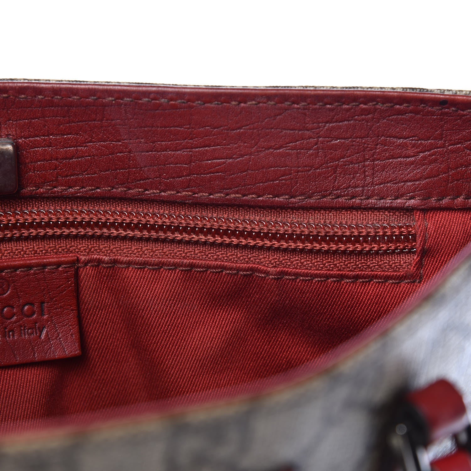 Gucci GG Plus Monogram Vertical Tote Red 10 of 24