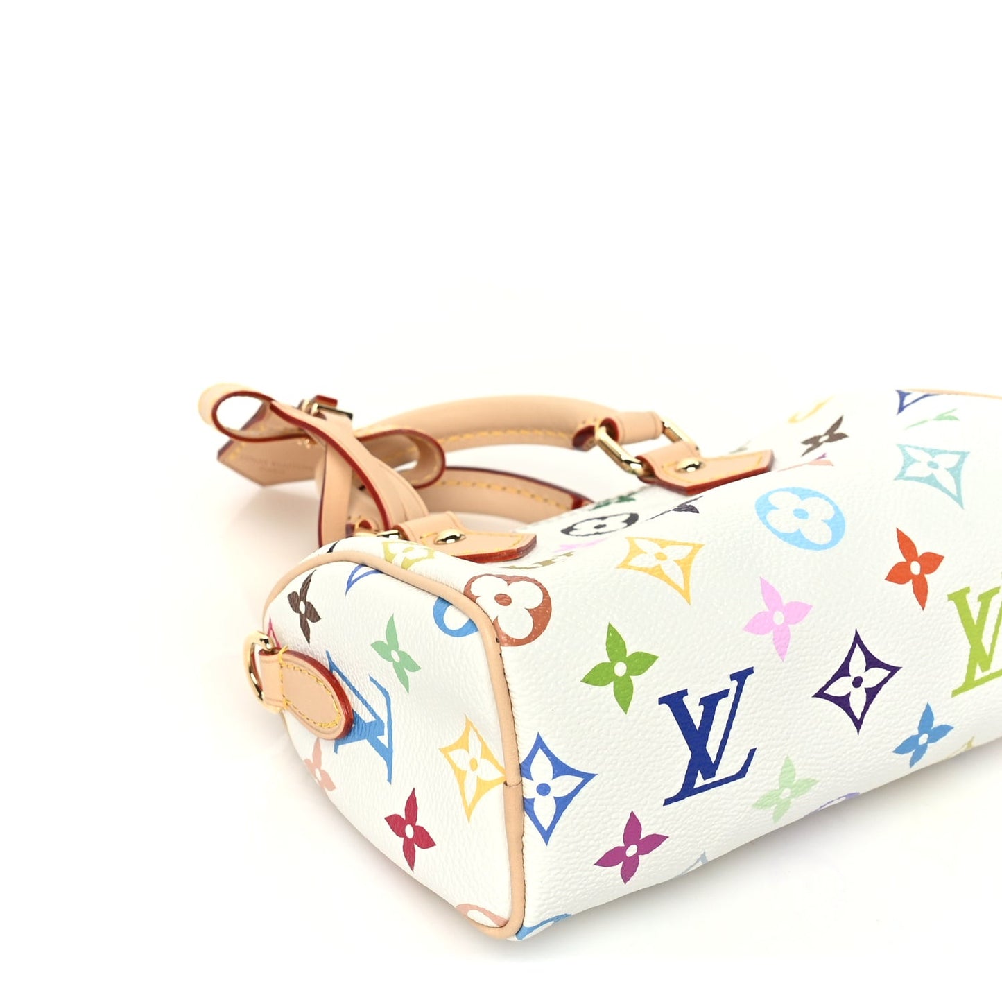 X TM Monogram Multicolor Nano Speedy  White