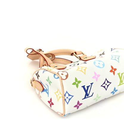 Louis Vuitton X TM Monogram Multicolor Nano Speedy  White 7 of 8