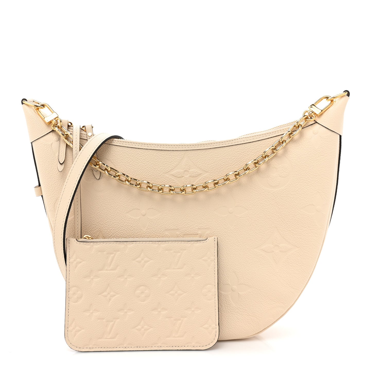 Empreinte Monogram Giant Loop Hobo Cream