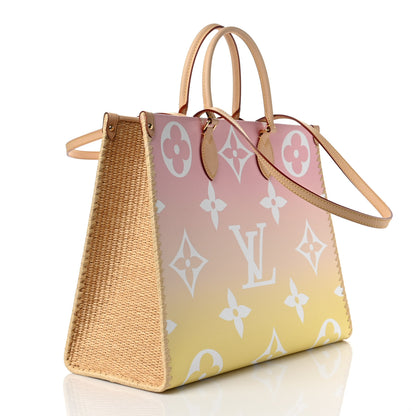 Louis Vuitton Monogram Giant By The Pool Hawaii Onthego GM Light Pink 2 of 7